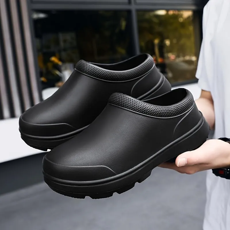 Multicolor Slip-Resistant Chef Shoes - Oil-Resistant, Kitchen Safety Shoes for Men with Superior Traction and Durability
