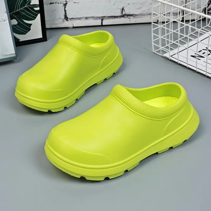 Multicolor Slip-Resistant Chef Shoes - Oil-Resistant, Kitchen Safety Shoes for Men with Superior Traction and Durability