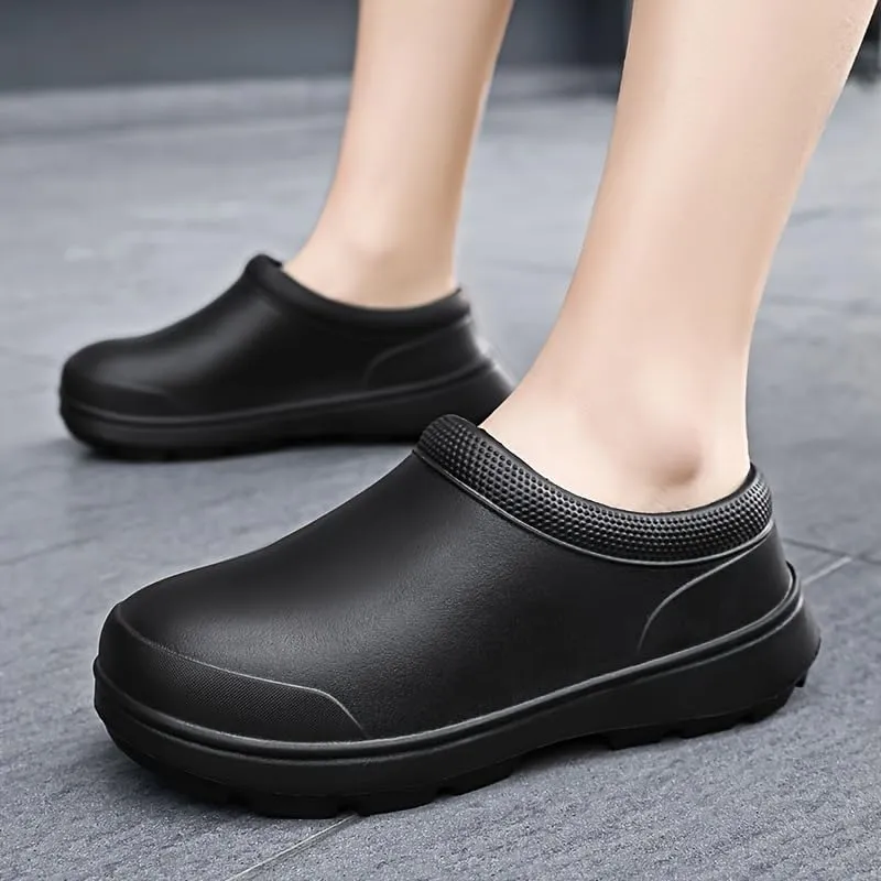 Multicolor Slip-Resistant Chef Shoes - Oil-Resistant, Kitchen Safety Shoes for Men with Superior Traction and Durability