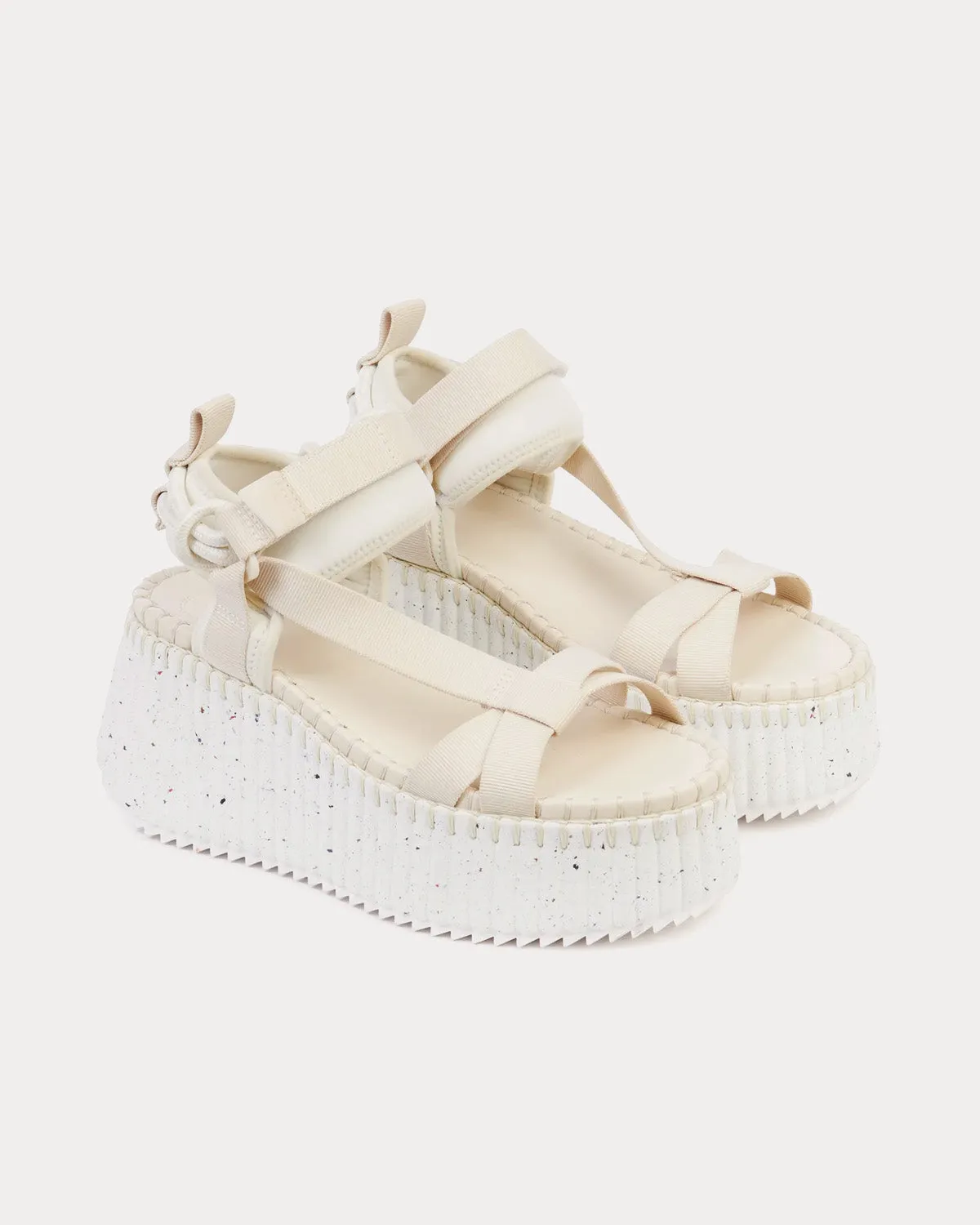 Nama Wedge Natural Sandals