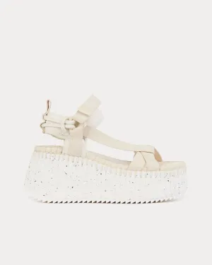 Nama Wedge Natural Sandals