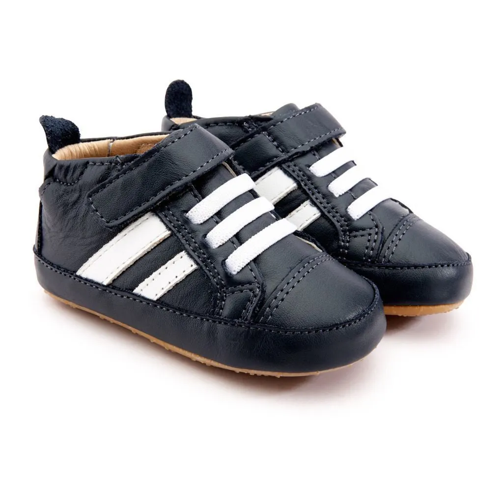 Navy High Roller Sneakers