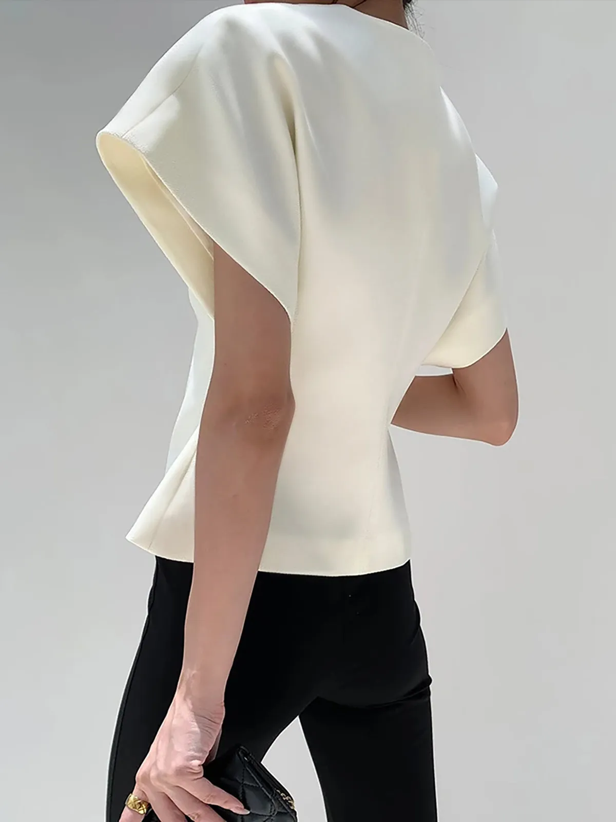 Nora V-Neck Button Blouse