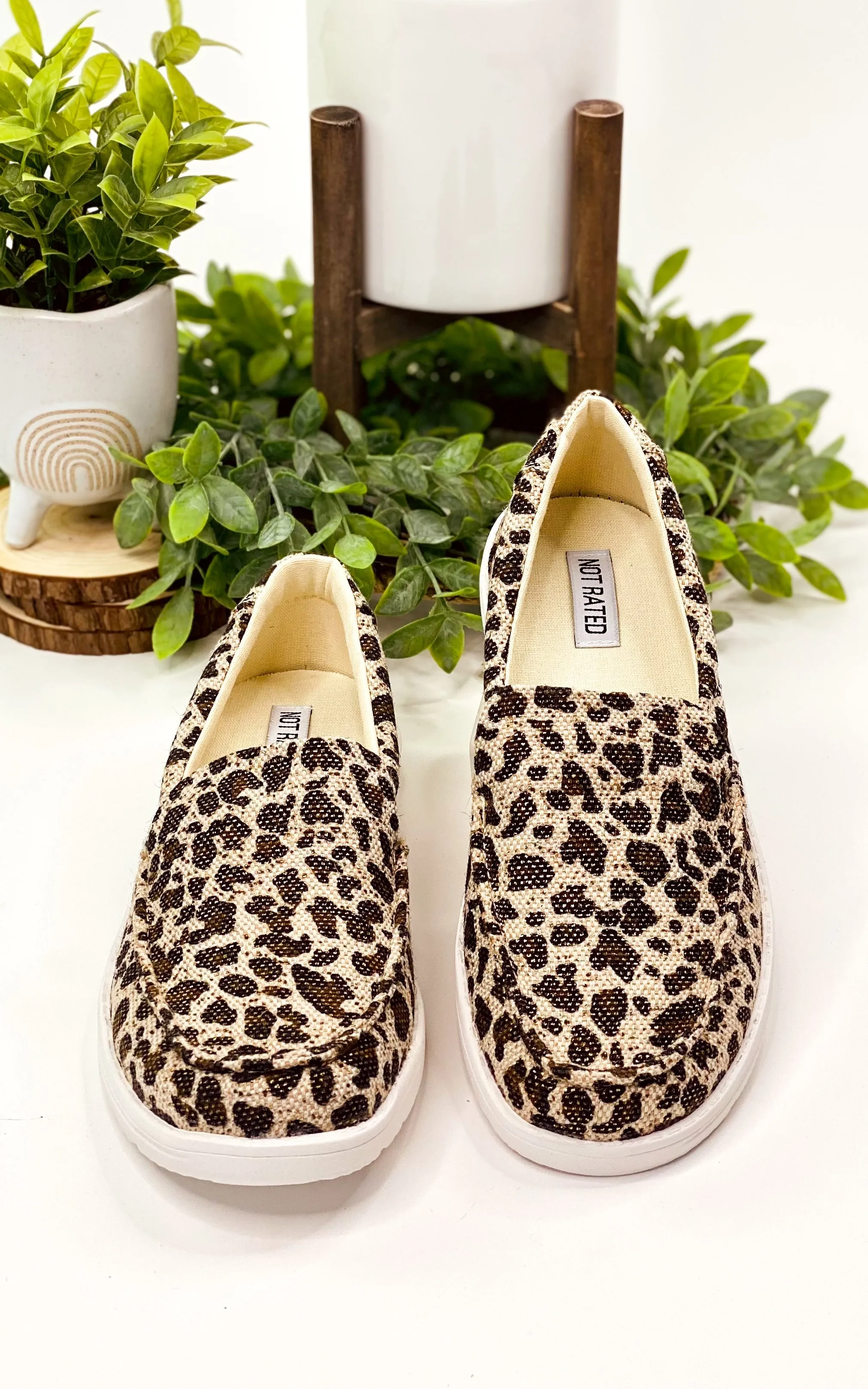Not Rated Maya Sneakers in Leopard