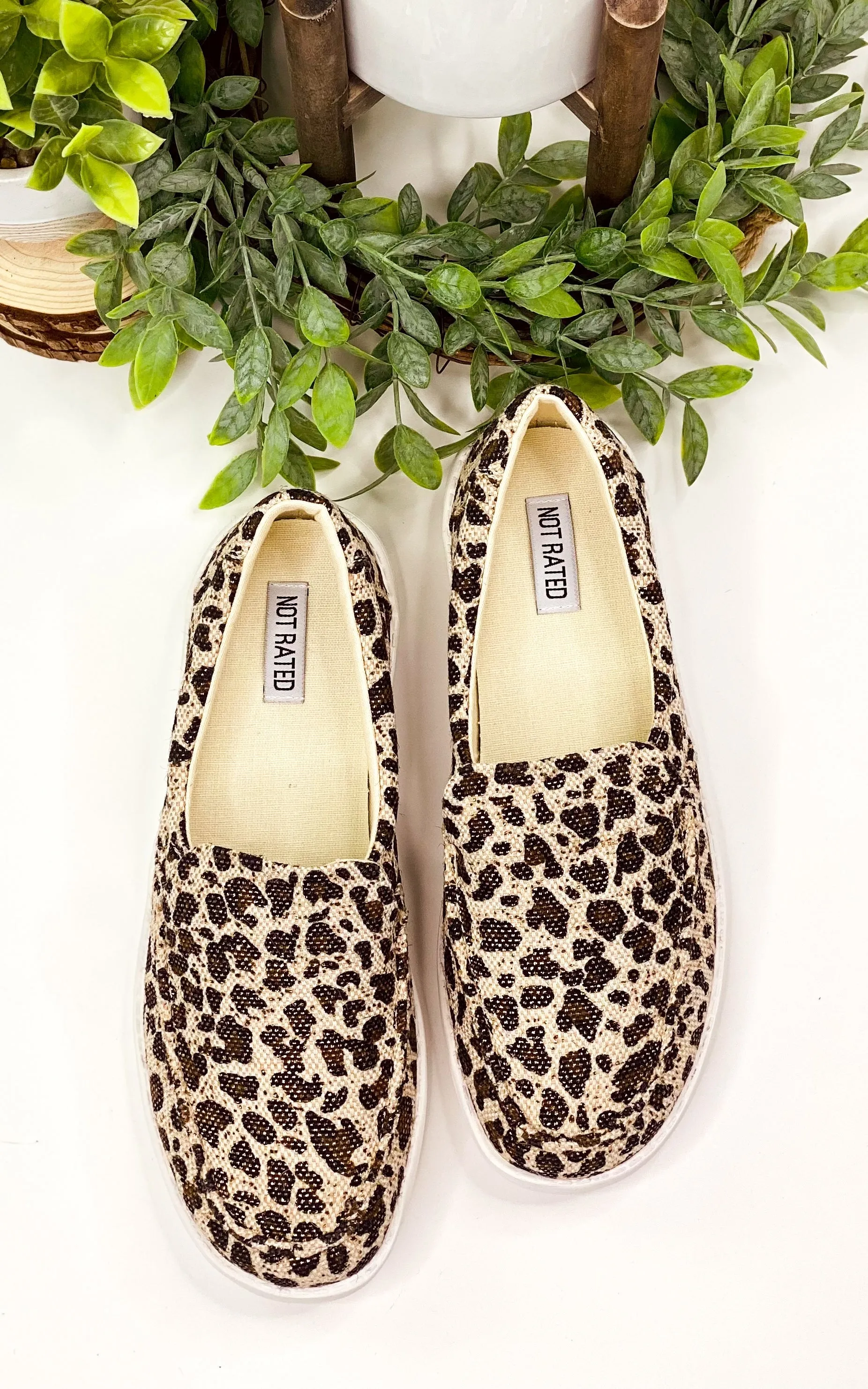 Not Rated Maya Sneakers in Leopard
