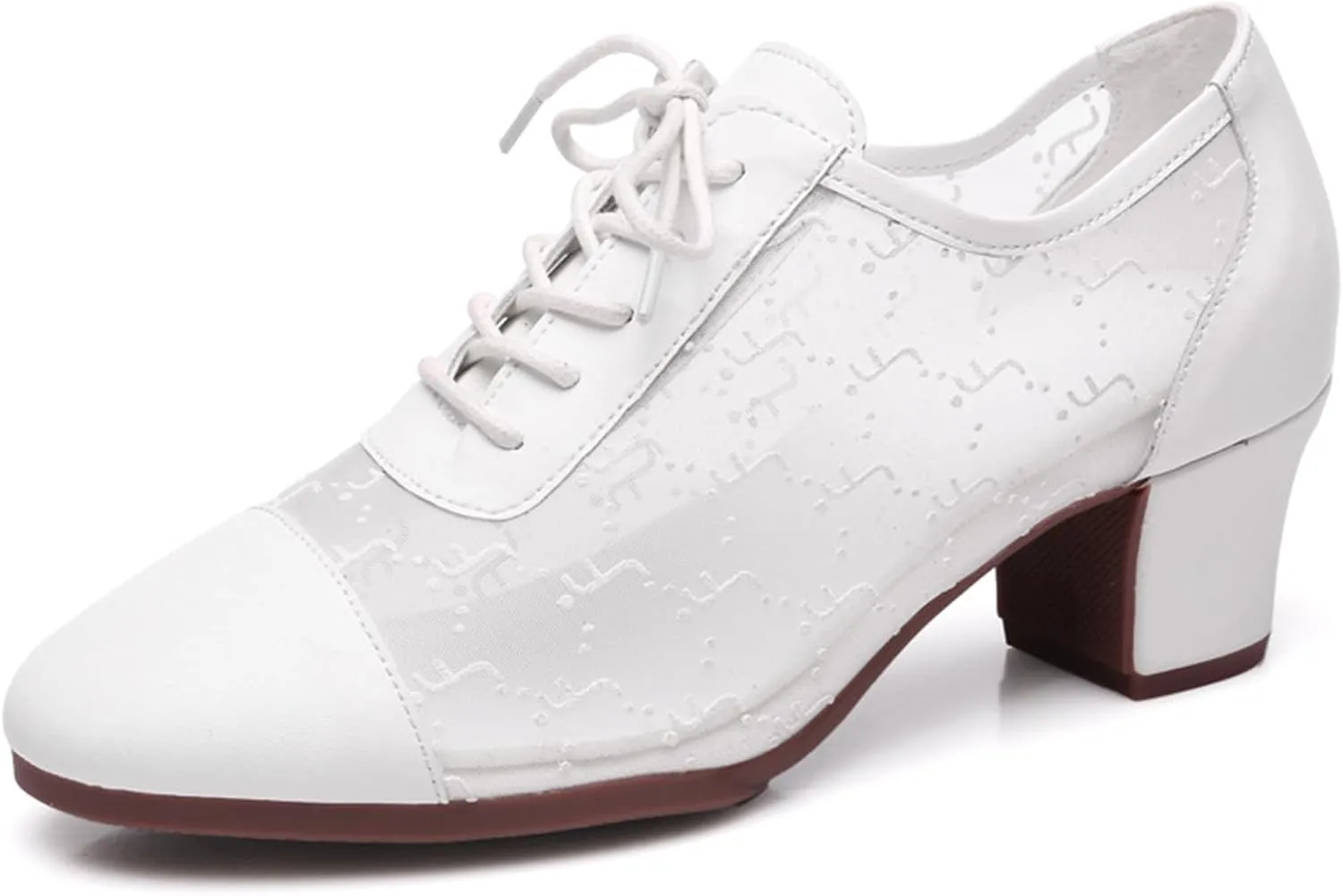 ONAIC Women Practice Dance Shoes Ballroom Latin Dance Shoes 5CM Shoes Heel Professional Performance Dance Shoes for Girls