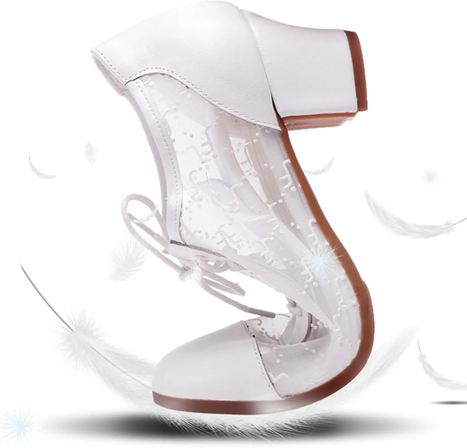 ONAIC Women Practice Dance Shoes Ballroom Latin Dance Shoes 5CM Shoes Heel Professional Performance Dance Shoes for Girls