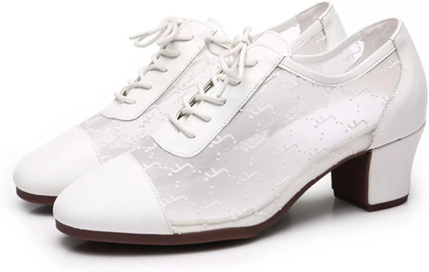 ONAIC Women Practice Dance Shoes Ballroom Latin Dance Shoes 5CM Shoes Heel Professional Performance Dance Shoes for Girls