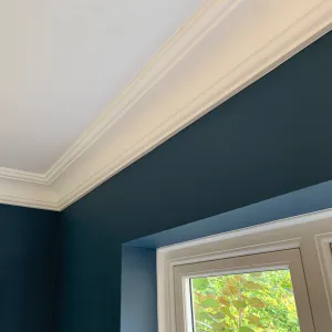 Plaster Coving Plain Run 150mm Drop LPC050