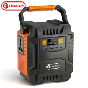 Portable Solar Generator Battery Power Supply 172Wh Emergency Lighting For Outdoor Camping