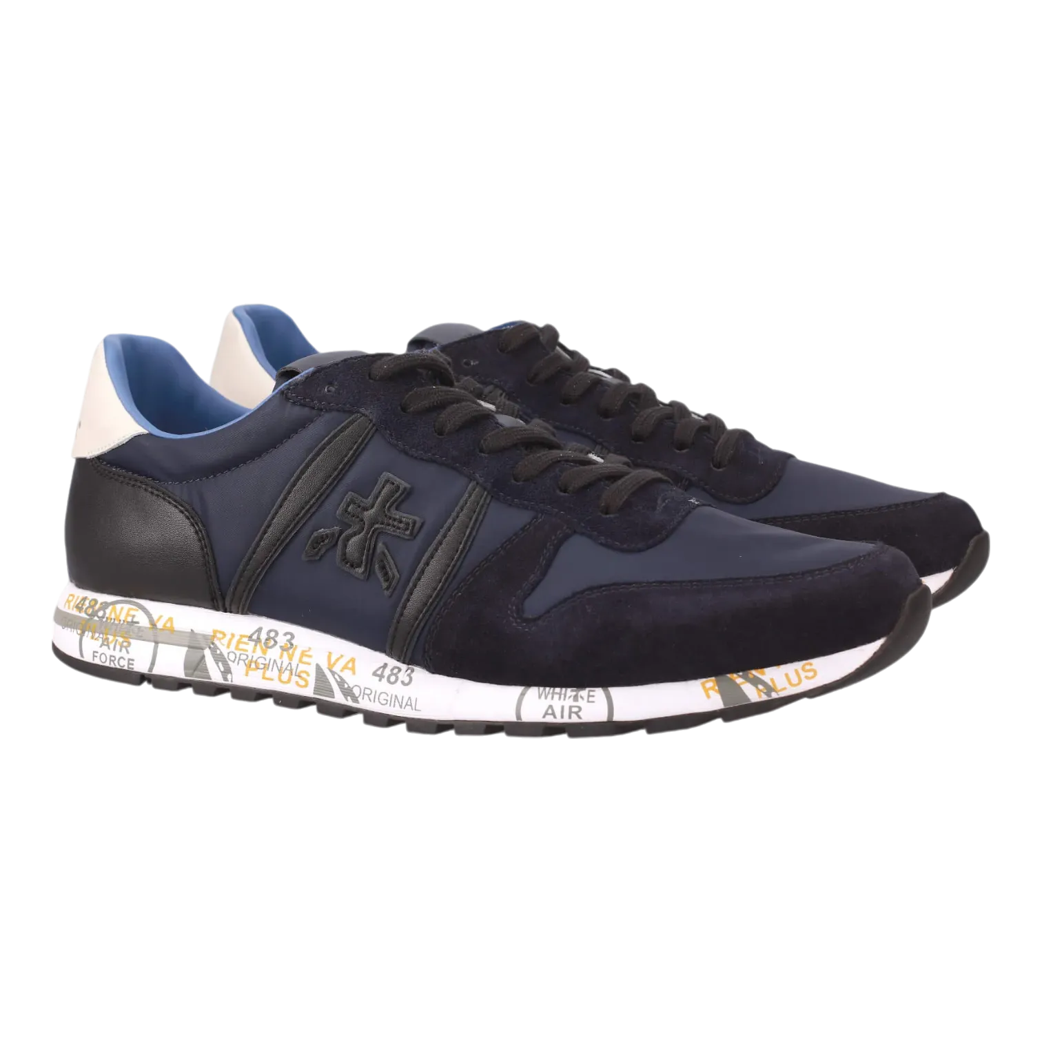 Premiata Dark Navy and Black Eric-7092