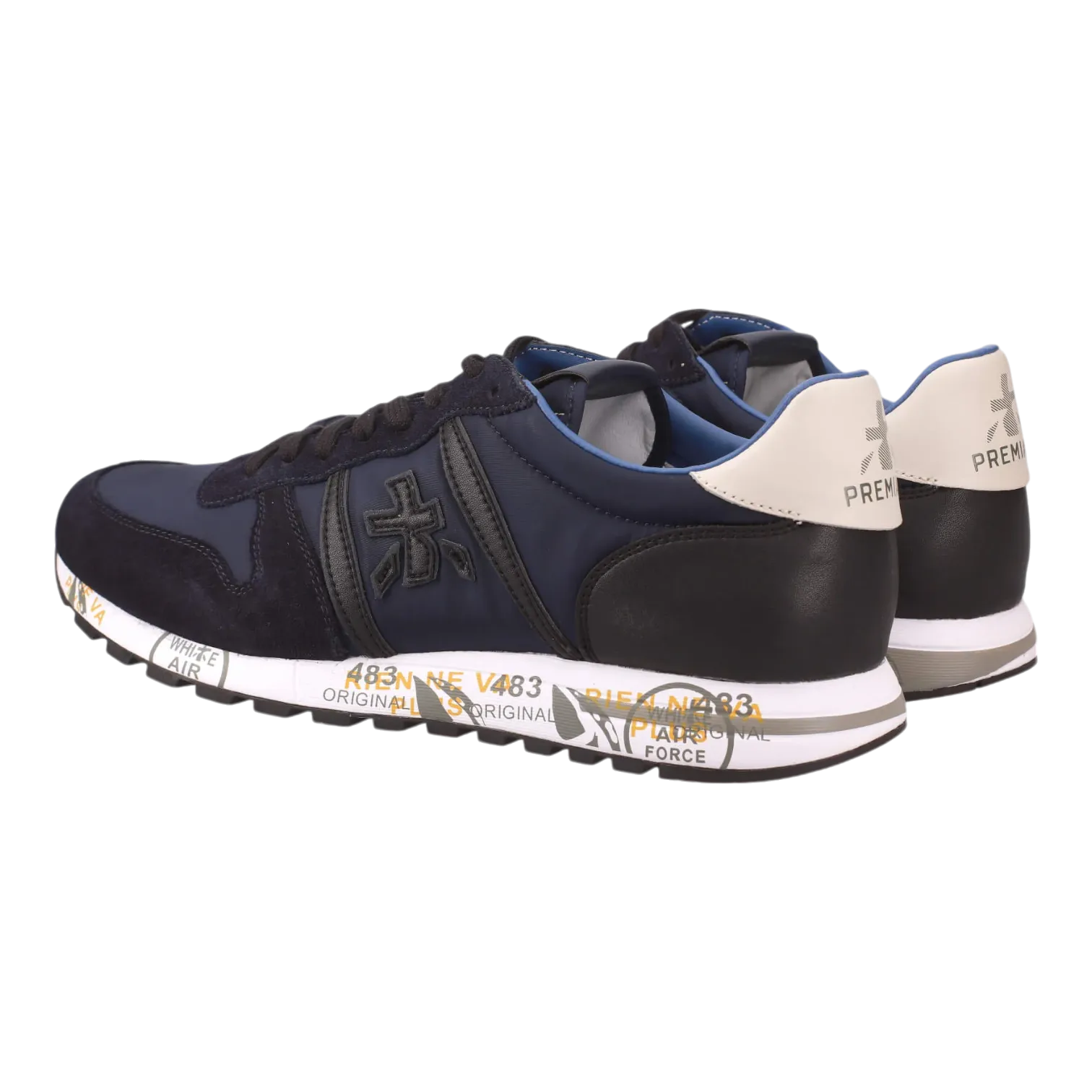 Premiata Dark Navy and Black Eric-7092