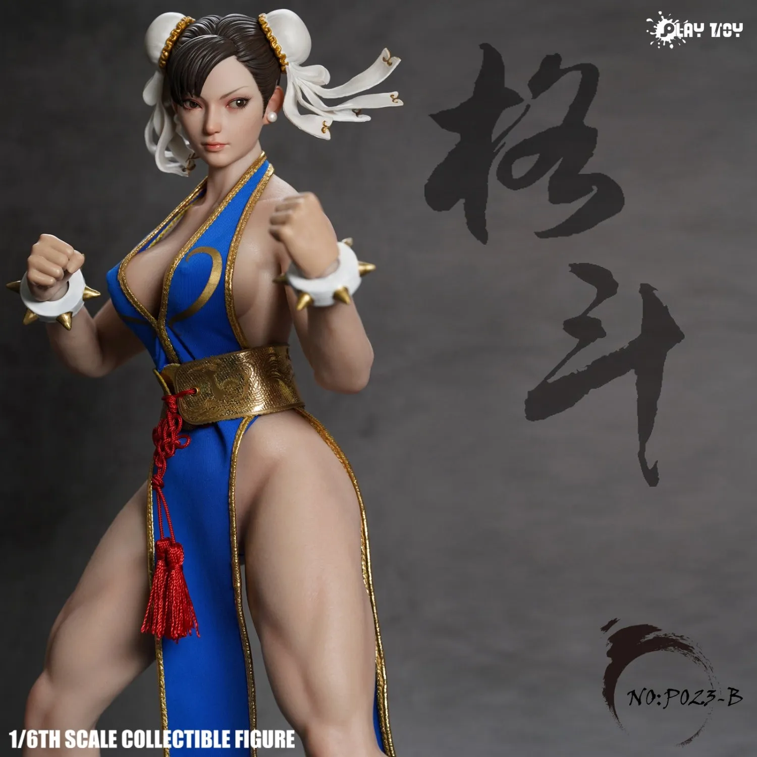 [PREORDER] Playtoy P023B Chun-Li 2.0 (Blue)