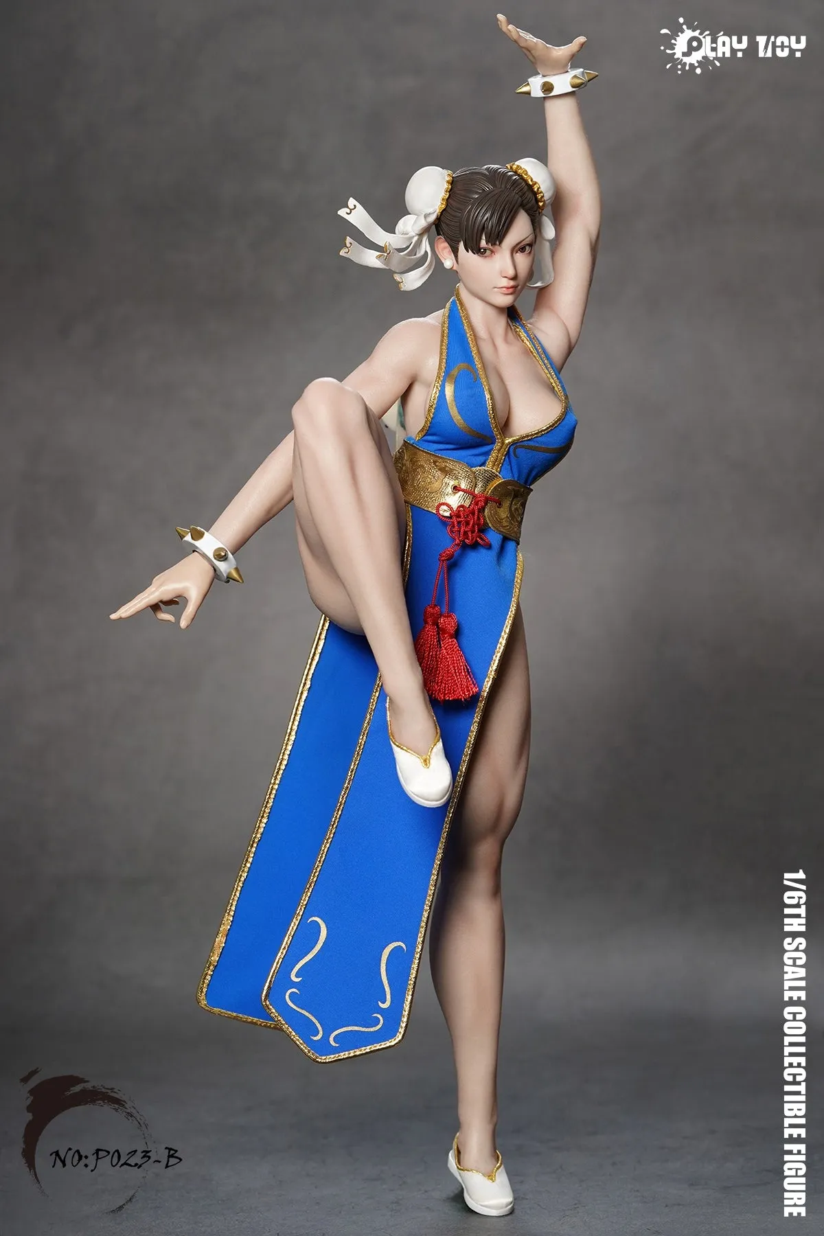 [PREORDER] Playtoy P023B Chun-Li 2.0 (Blue)