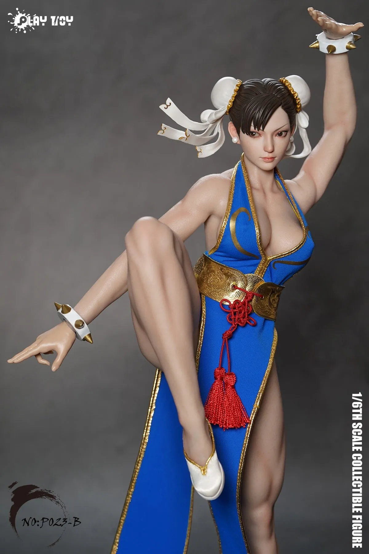 [PREORDER] Playtoy P023B Chun-Li 2.0 (Blue)