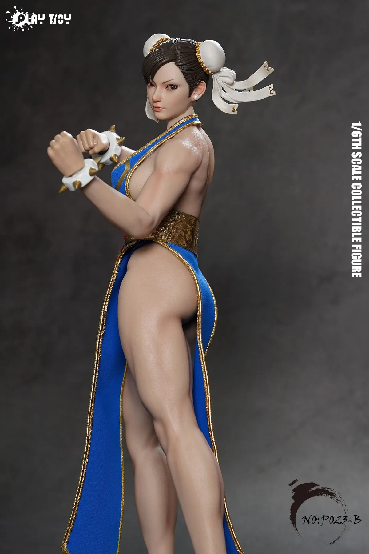 [PREORDER] Playtoy P023B Chun-Li 2.0 (Blue)