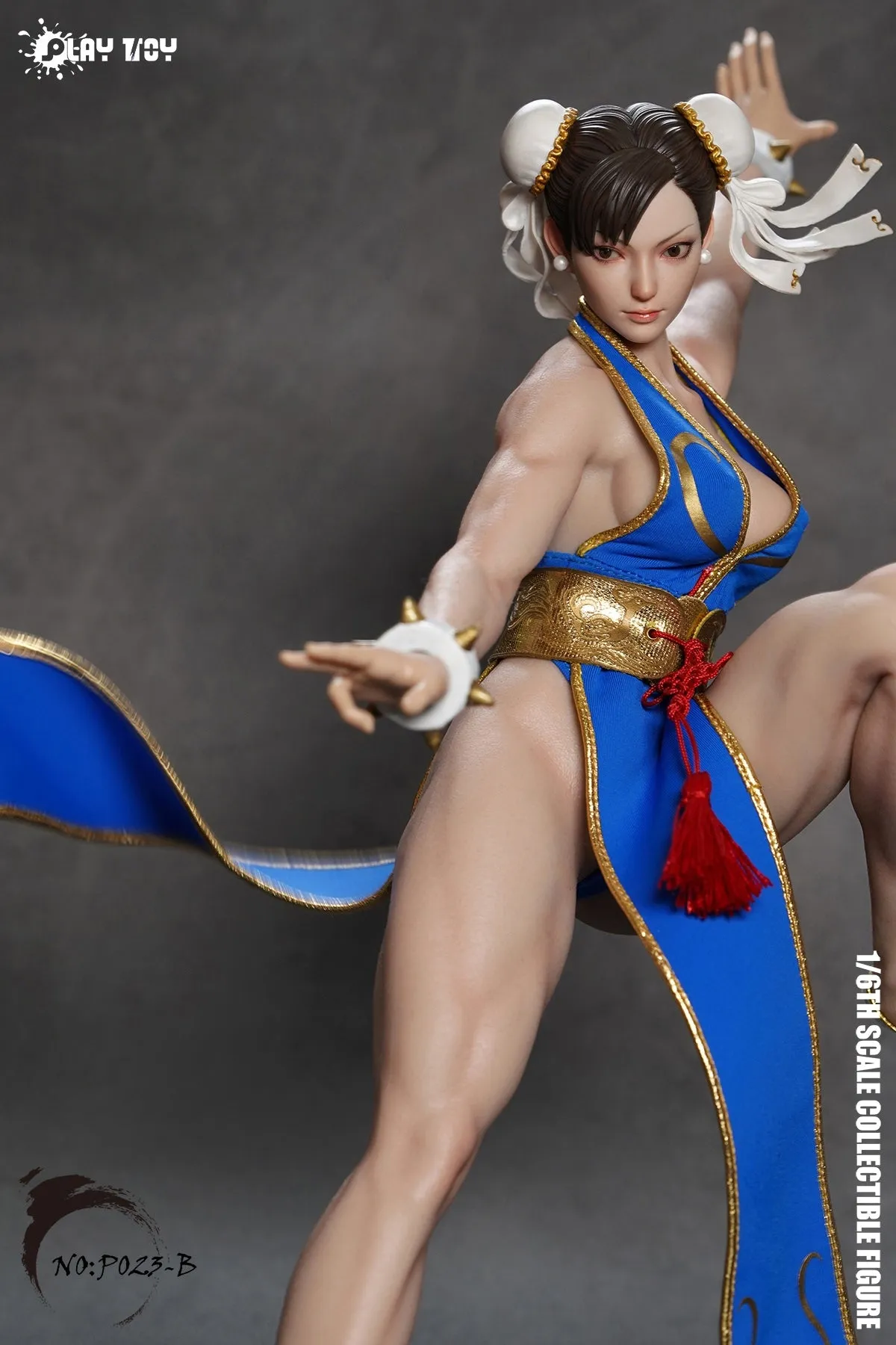 [PREORDER] Playtoy P023B Chun-Li 2.0 (Blue)