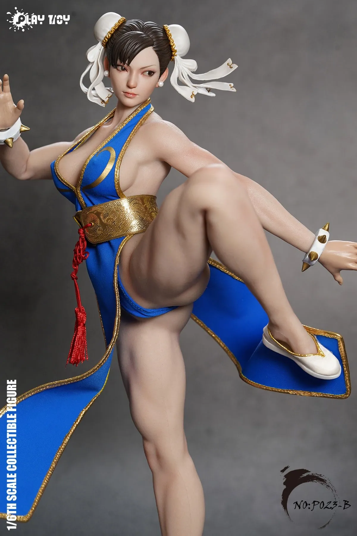 [PREORDER] Playtoy P023B Chun-Li 2.0 (Blue)