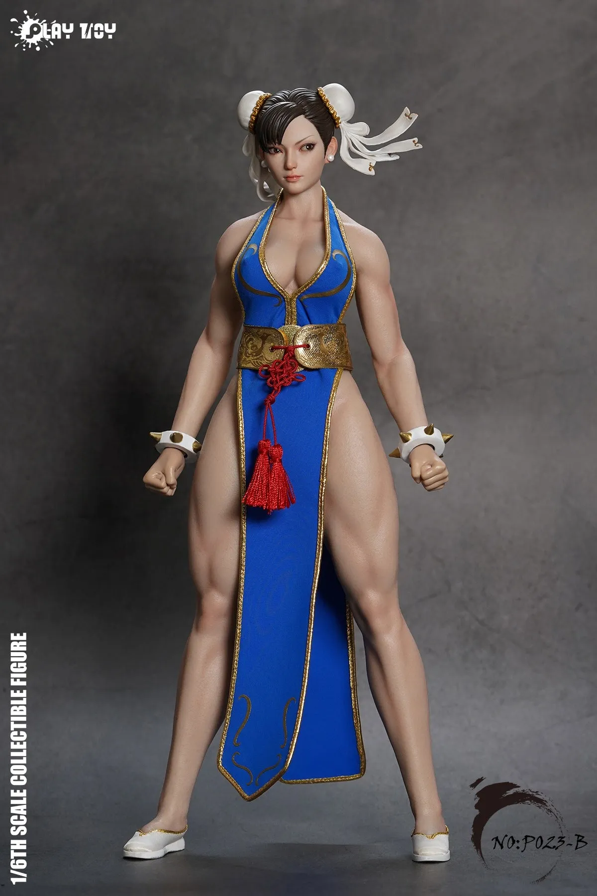 [PREORDER] Playtoy P023B Chun-Li 2.0 (Blue)