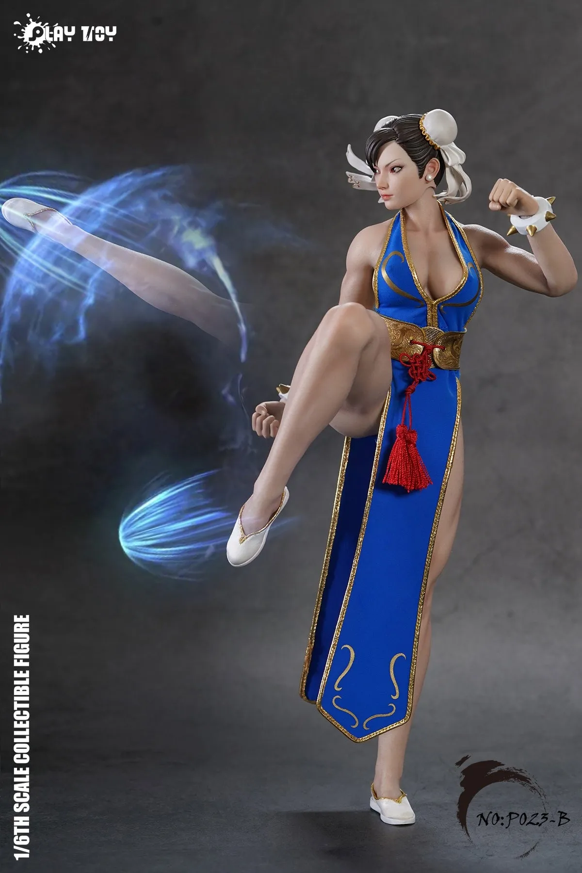 [PREORDER] Playtoy P023B Chun-Li 2.0 (Blue)