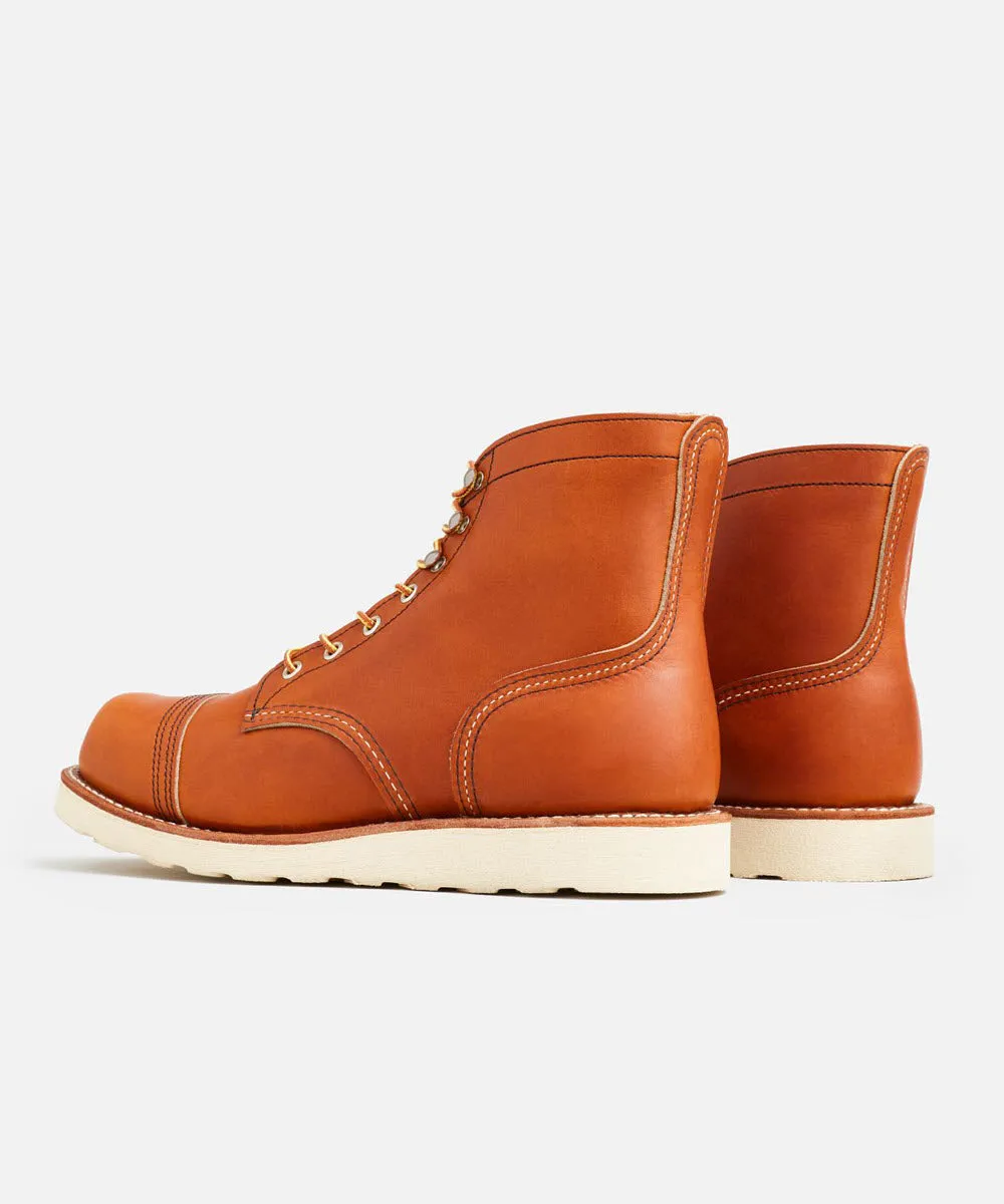 Red Wing Heritage Iron Ranger Traction Tred Work Boots - Oro Leather