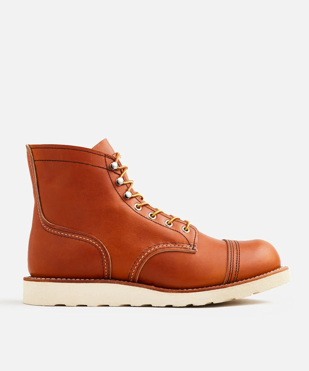 Red Wing Heritage Iron Ranger Traction Tred Work Boots - Oro Leather