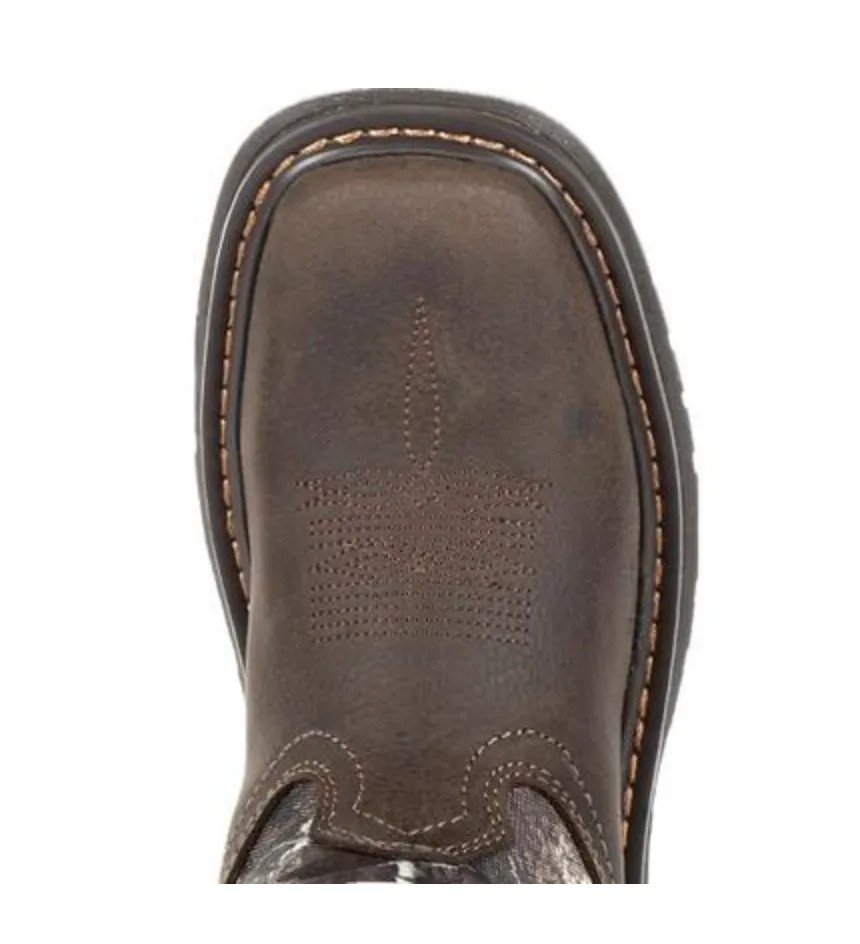 Rocky- RKW0258- KIDS' RIDE FLX WATERPROOF WESTERN BOOT- REALTREE CAMO