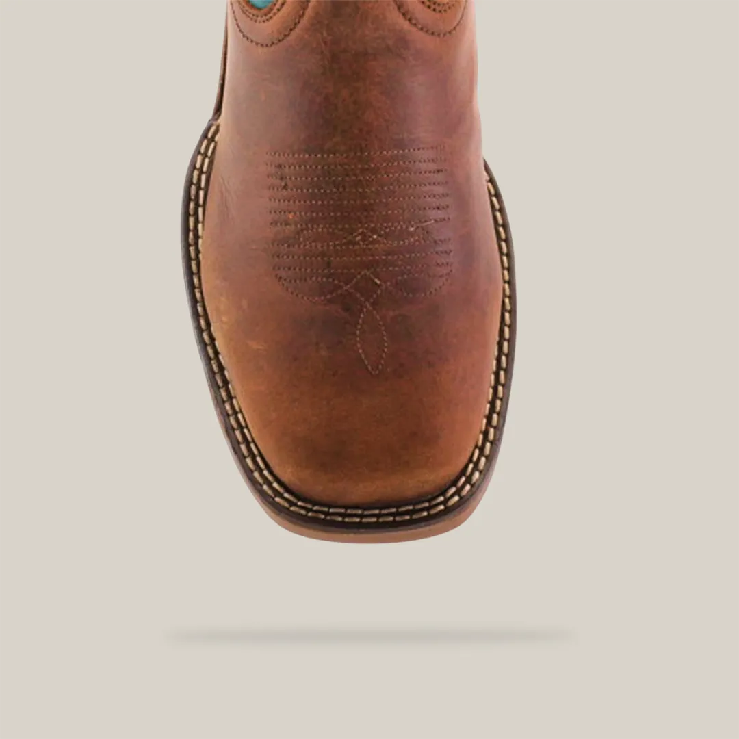 Rustic Turquoise Brown - Waterproof - Composite Toe