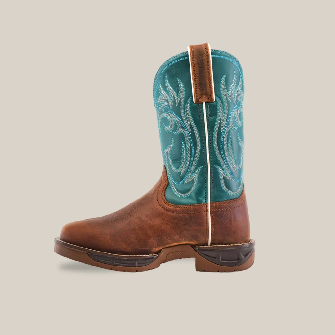 Rustic Turquoise Brown - Waterproof - Composite Toe