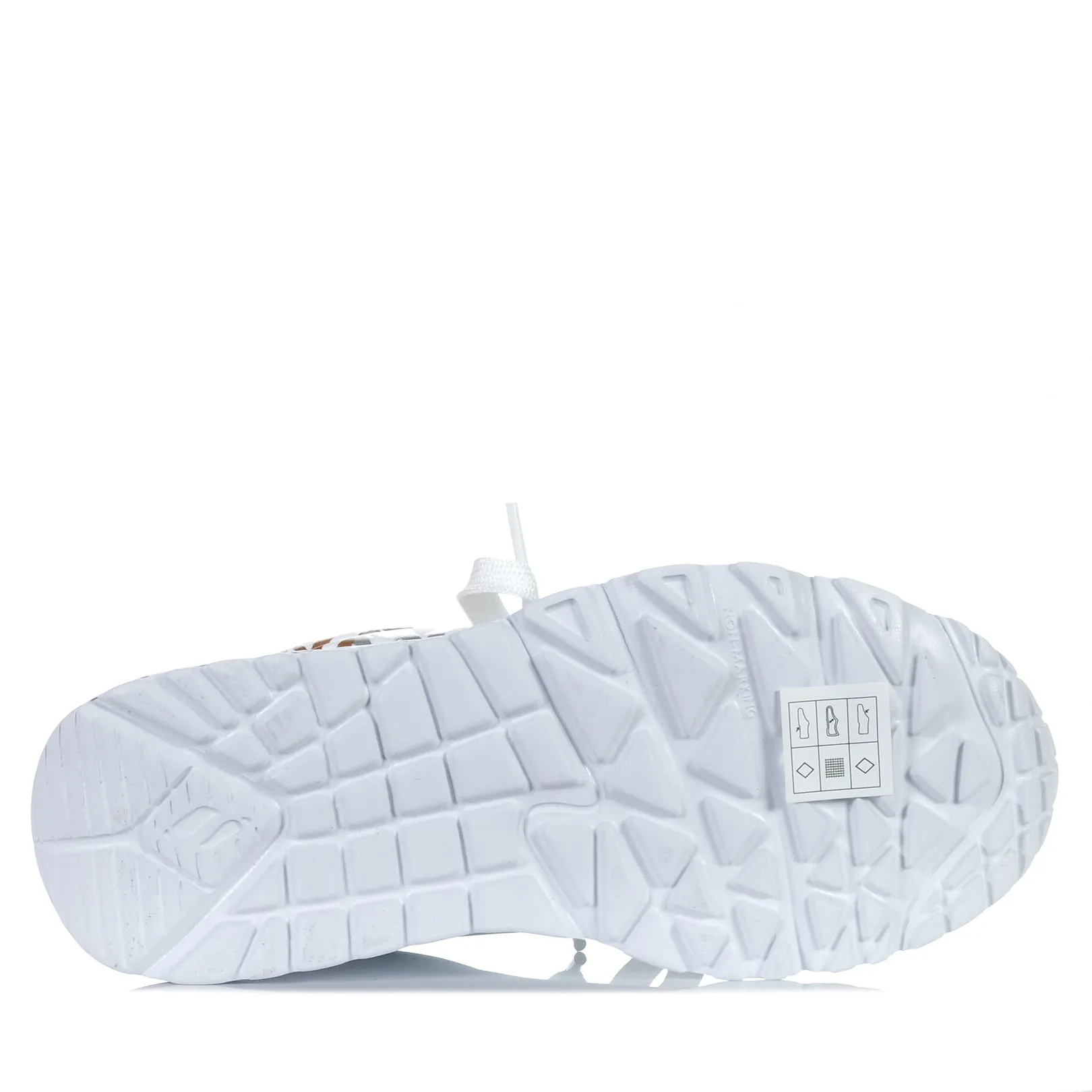 Skechers Kids' Uno Lite - Metallic Love 314064L White/Gold