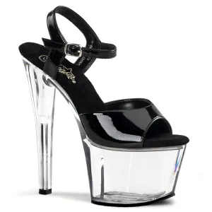 SKY-309 Pleaser Black Patent Sexy Platform Shoes (Pole Dancing Heels)