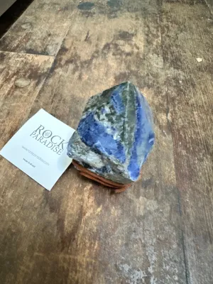 Sodalite Semi Polished Point