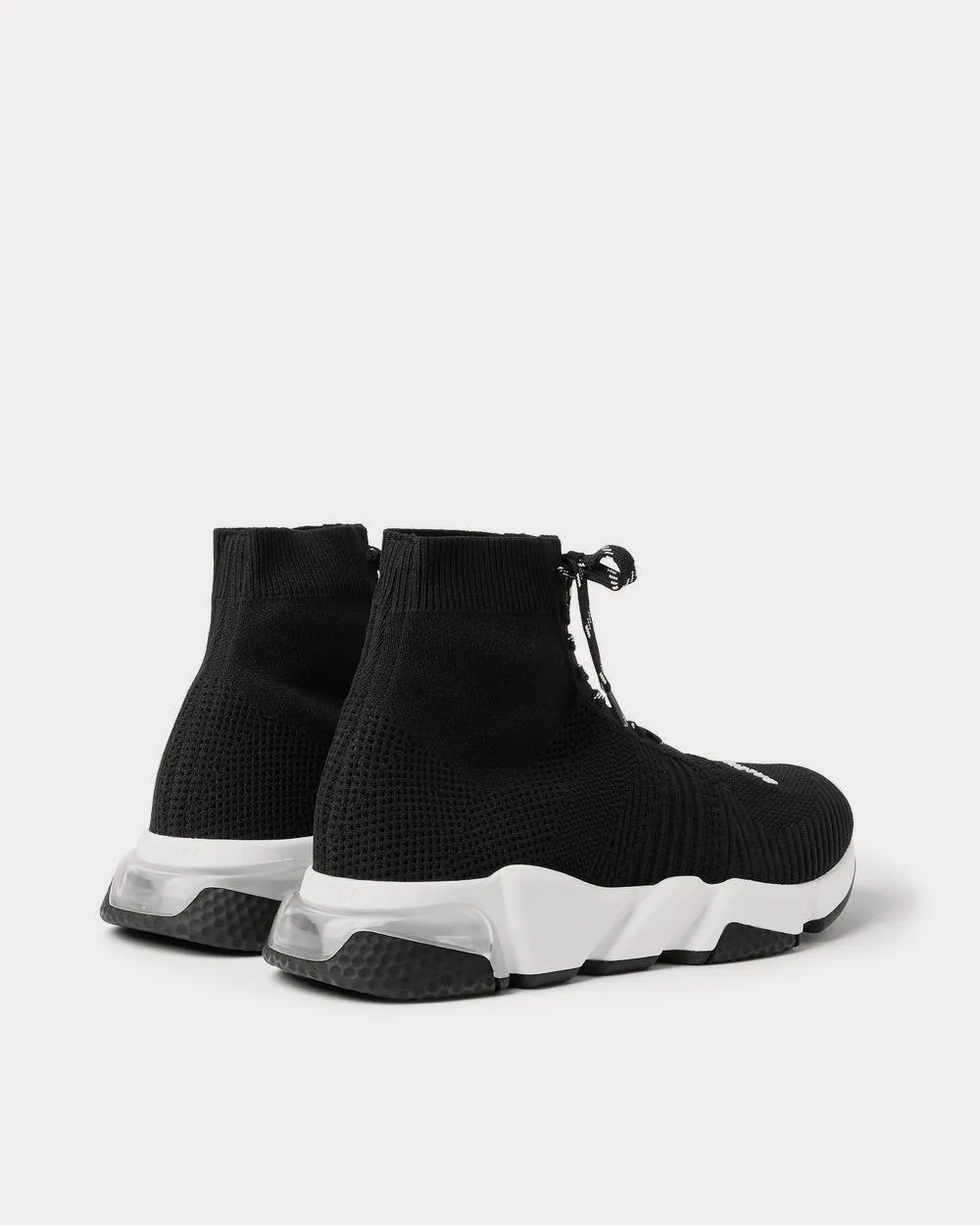 Speed Stretch-Knit  Black high top sneakers