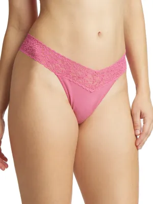 Supima Cotton Original Rise Thong Chateau Rose Pink Sale