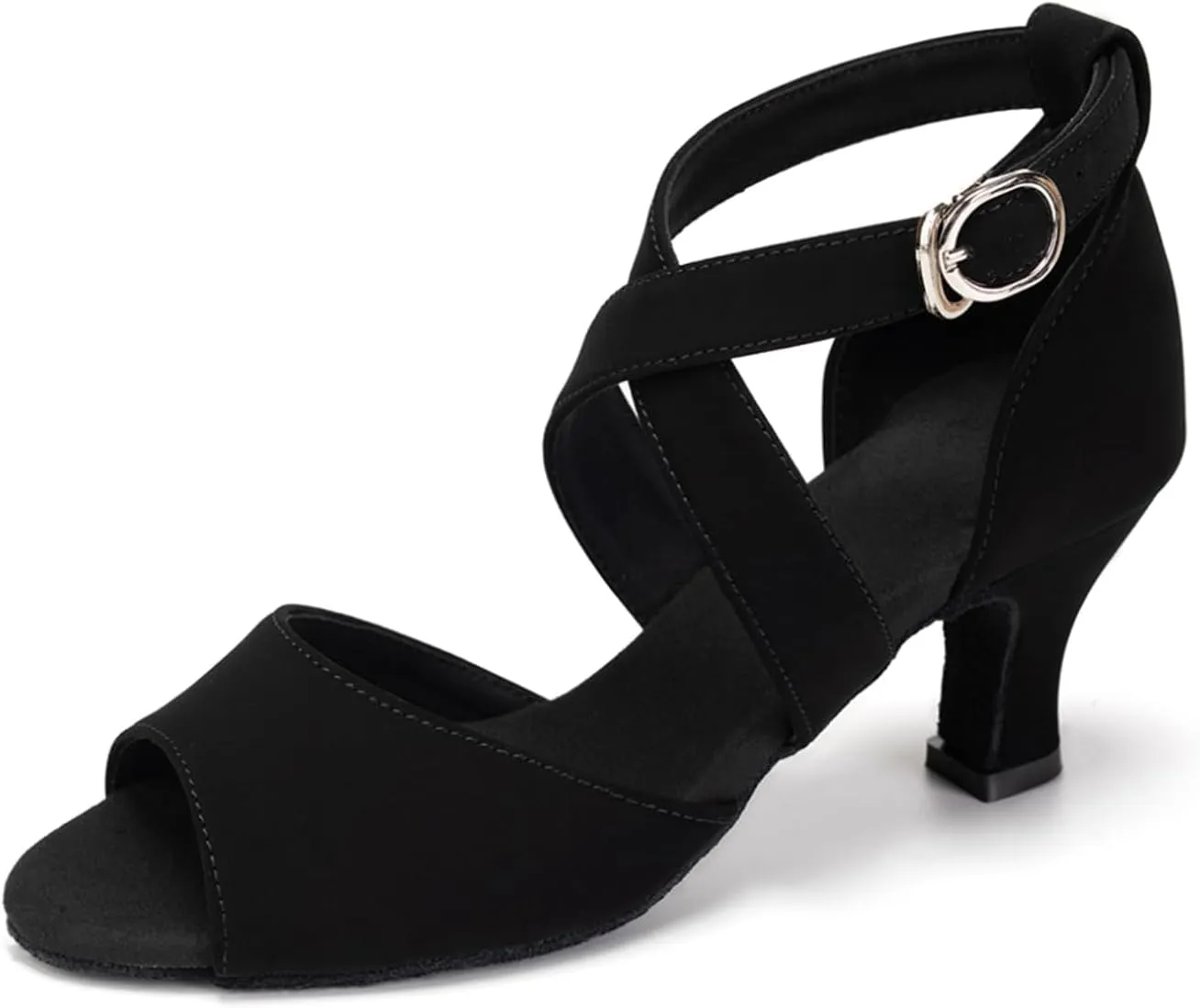 SWDZM Ballroom Dance Shoes Latin Salsa Tango Professional Performance Practice Dancing Shoes,Model FT095