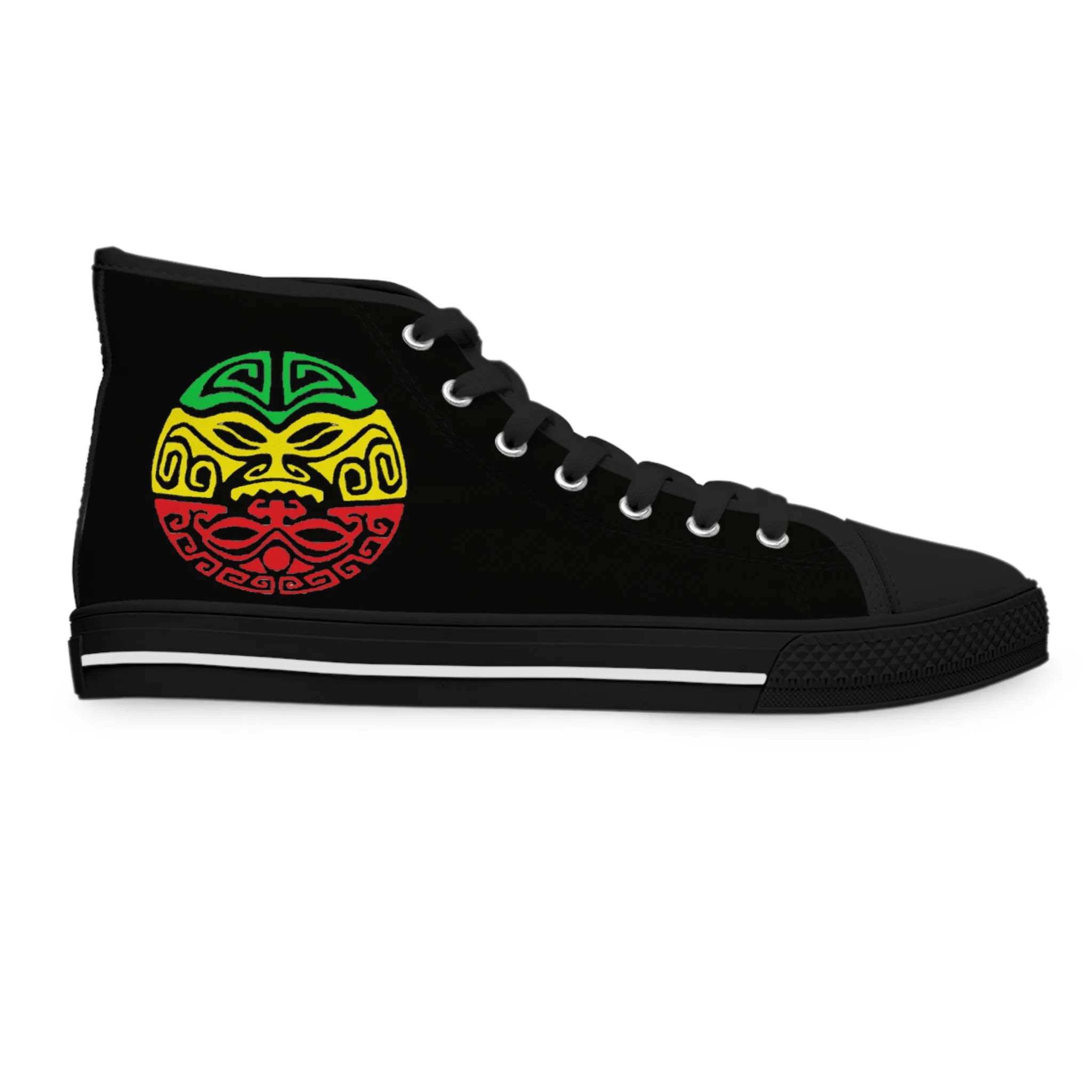 Tribal Reggae Women's High Top Sneakers