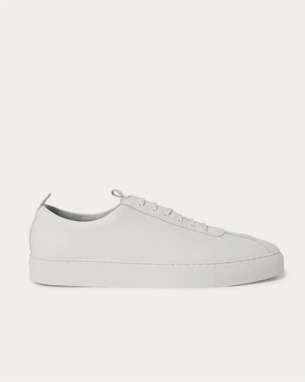 Vegan Leather  White low top sneakers