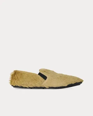 Vincit Pony Beige Slip Ons