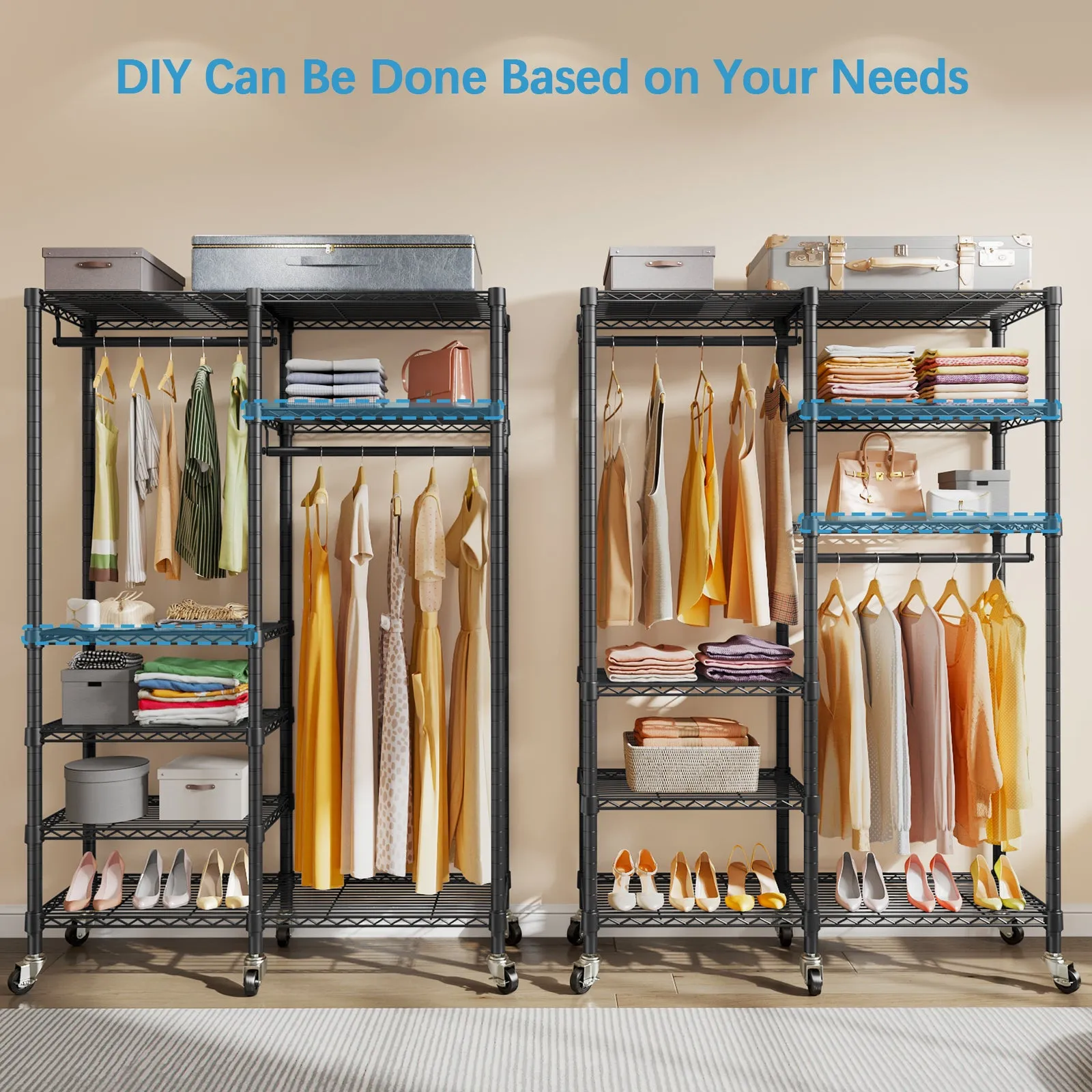 VIPEK R4 Rolling Garment Rack