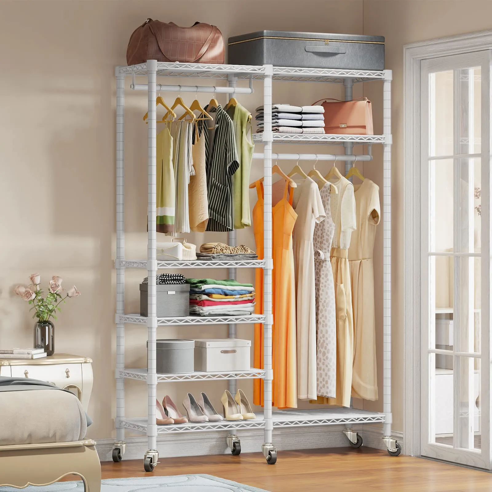VIPEK R4 Rolling Garment Rack