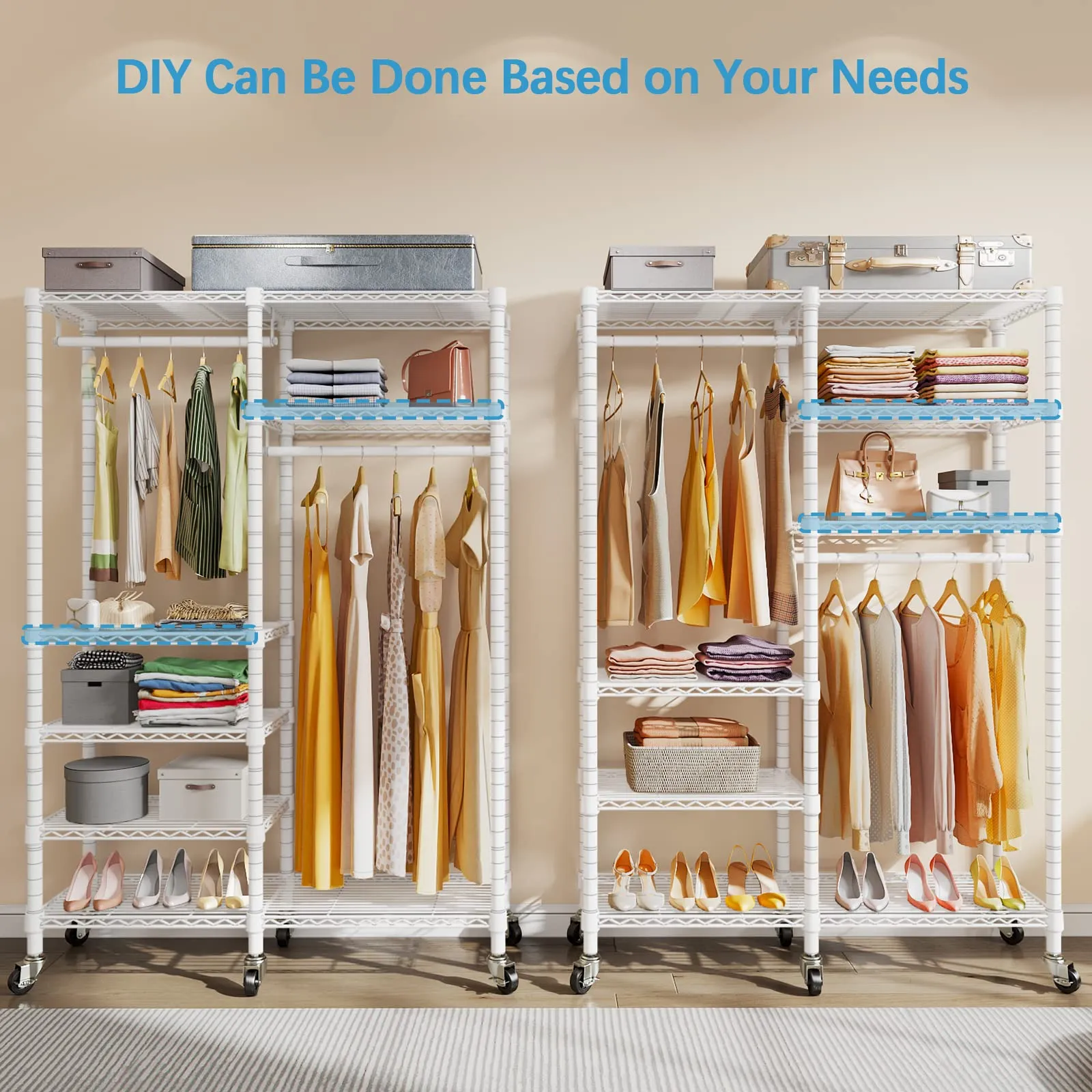 VIPEK R4 Rolling Garment Rack