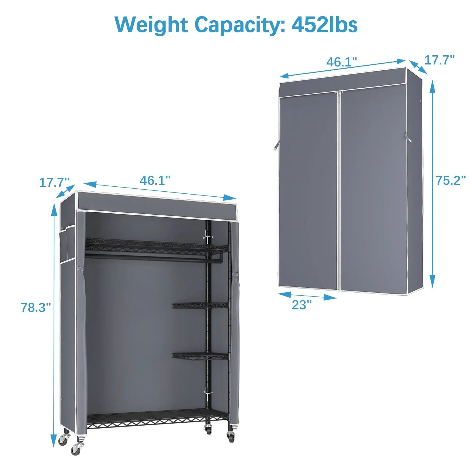 VIPEK V11S Rolling Garment Rack