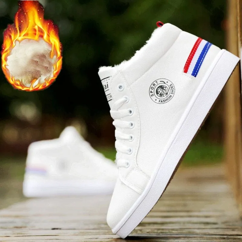 White Leather Shoes/Comfortable Sneakers
