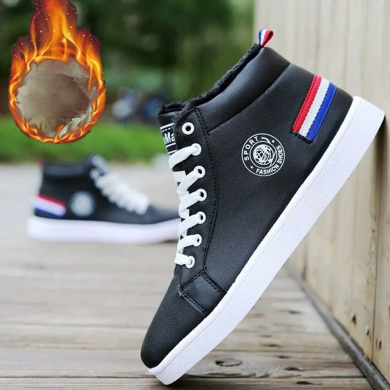 White Leather Shoes/Comfortable Sneakers
