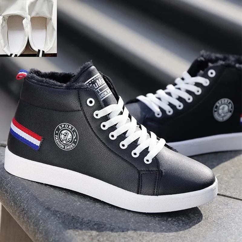 White Leather Shoes/Comfortable Sneakers