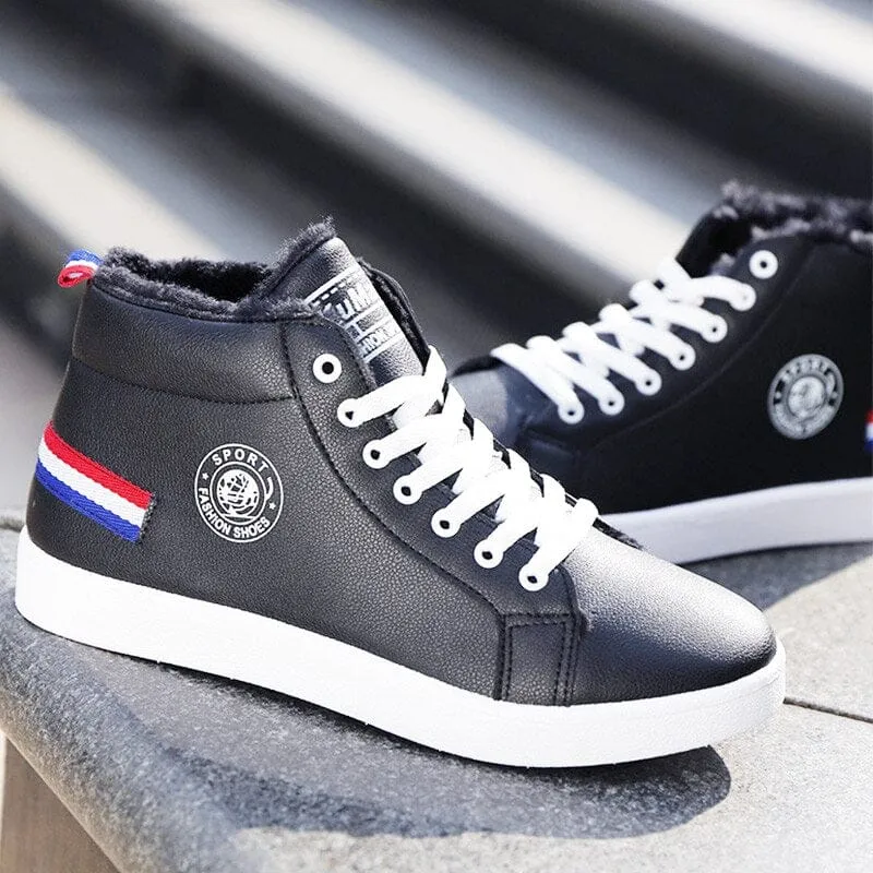 White Leather Shoes/Comfortable Sneakers