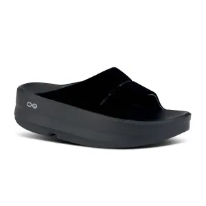 Women's OOmega OOah Slide Sandal in Posh Black