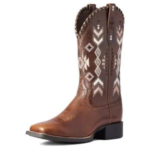 Women's Round Up Skyler Western Boot – Stylish, Durable & Classic
