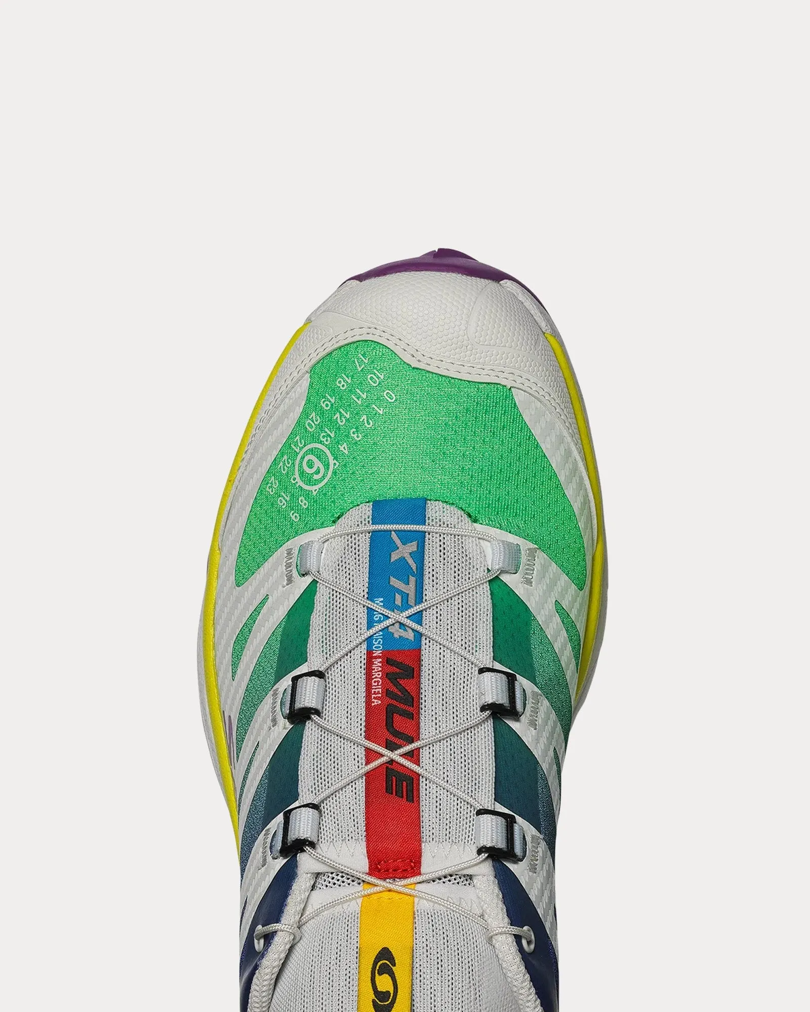 XT-4 Spectrum Blue / White / Spring Bouquet Mules