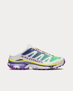 XT-4 Spectrum Blue / White / Spring Bouquet Mules